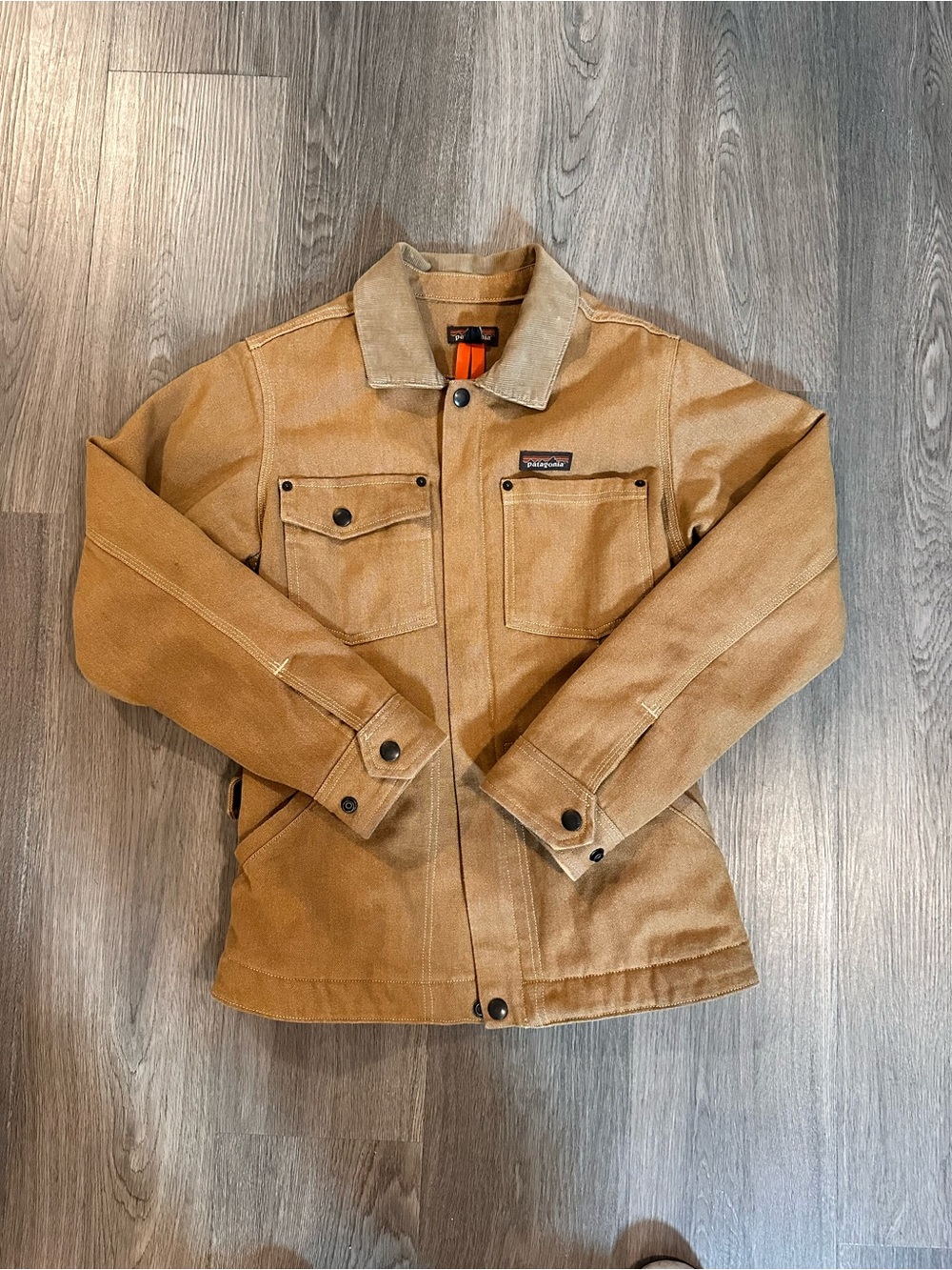Patagonia Women’s Iron Forge Hemp Canvas Barn Coat Coriander Brown - Picture 4 of 5